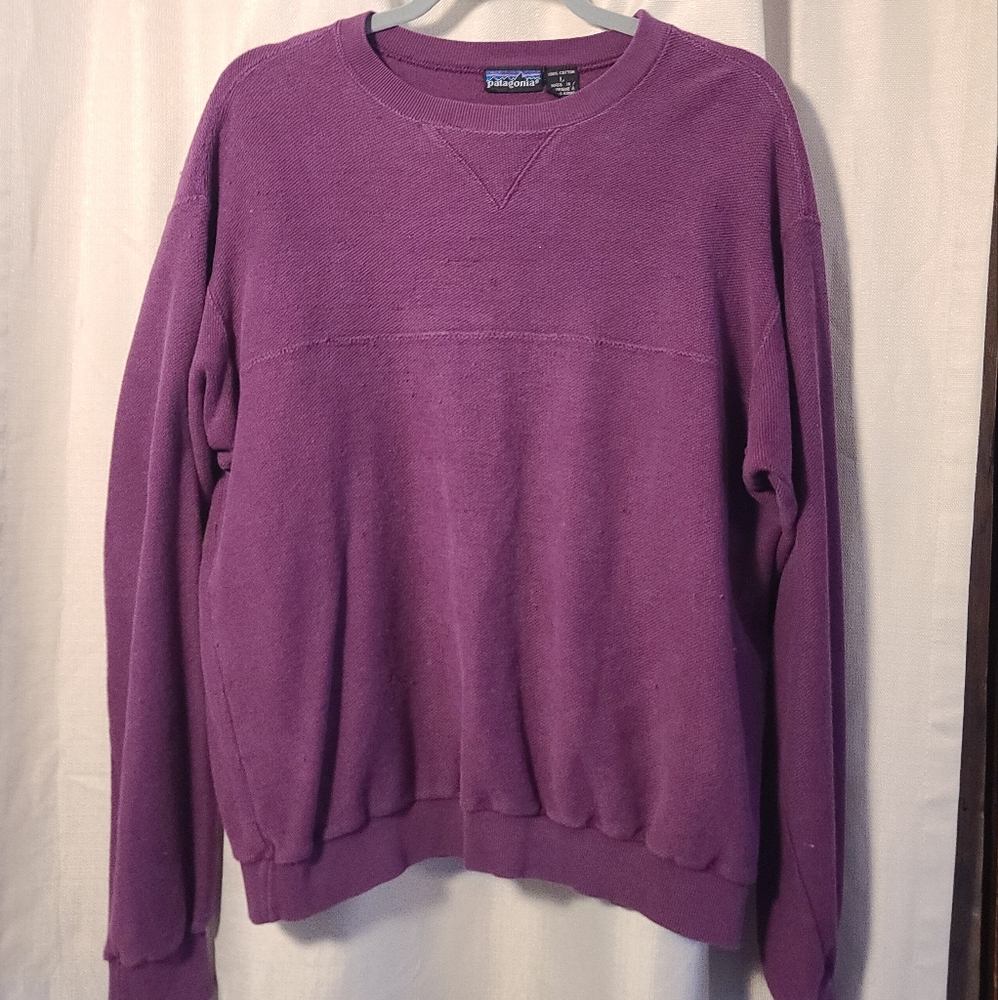 Patagonia Purple Crew Neck Sweater